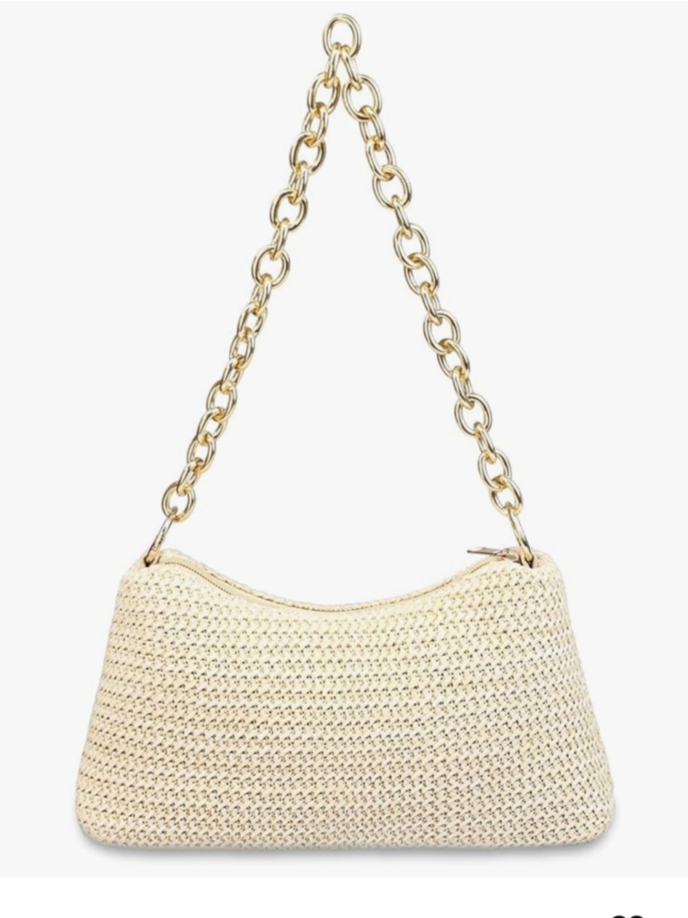 Straw Purses for Women, Shoulder Bag Tote Wicker Woven Handbag